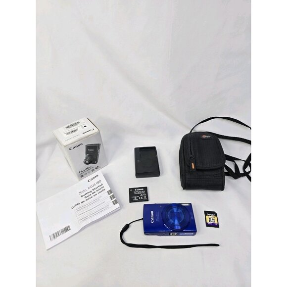 Canon Other - Canon PowerShot ELPH 190 IS 20MP 10X Optical Zoom Wi-Fi Digital Camera Blue Lot